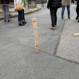 Modul Fröbelturm als Teambuilding und Spaßfaktor.
